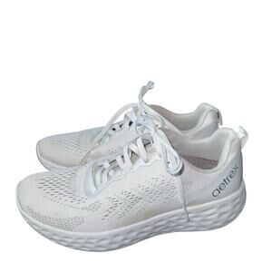Aetrex Womens Danika Sneakers EU 39 US 8.5 White Athletic Comfort Platform